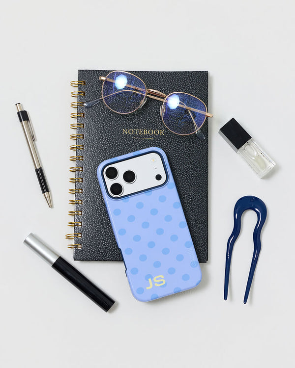 Spotted in SoHo | Periwinkle Polka Dot Case