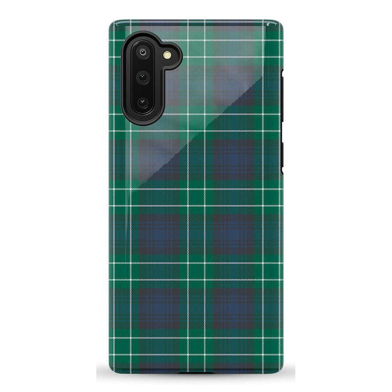 Dark Plaid | Kitty and Vibe Holiday Case Phone Case Casetry Essential Galaxy Note 10