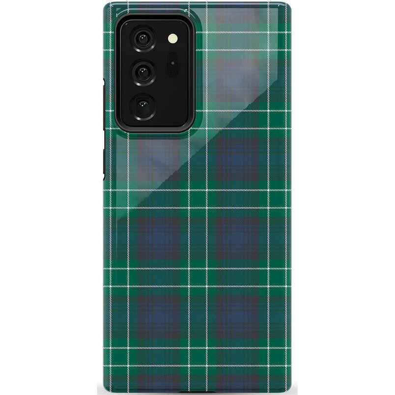 Dark Plaid | Kitty and Vibe Holiday Case Phone Case Casetry Essential Galaxy Note 20 Ultra