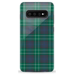 Dark Plaid | Kitty and Vibe Holiday Case Phone Case Casetry Essential Galaxy S10 Plus