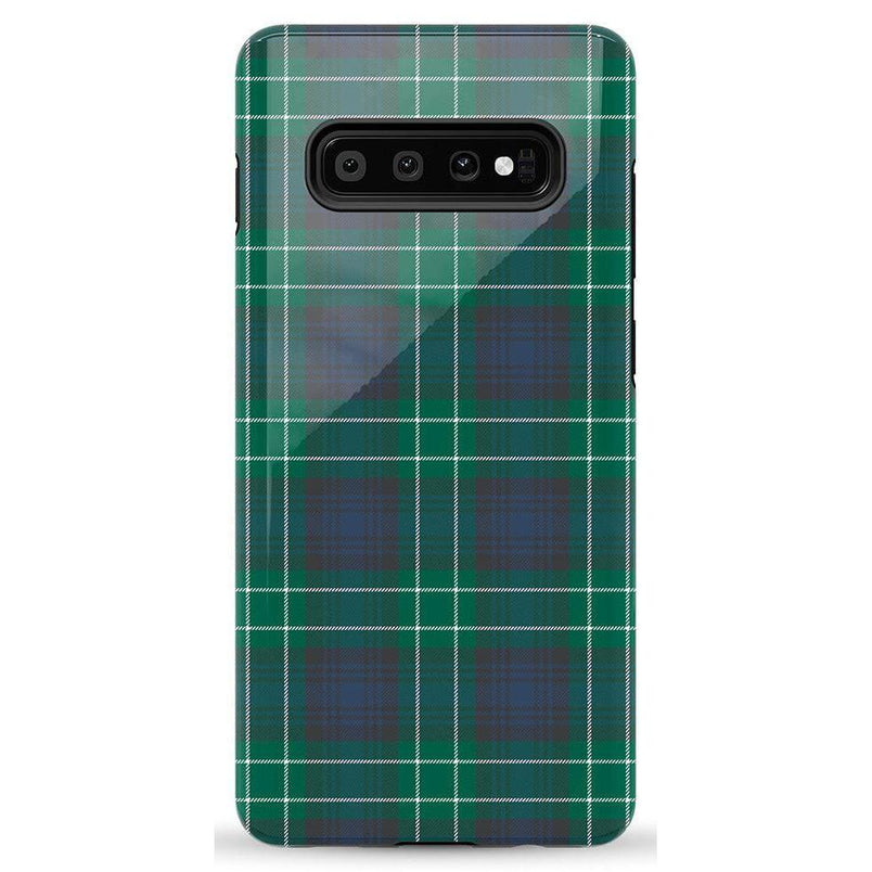 Dark Plaid | Kitty and Vibe Holiday Case Phone Case Casetry Essential Galaxy S10 Plus