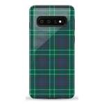Dark Plaid | Kitty and Vibe Holiday Case Phone Case Casetry Essential Galaxy S10