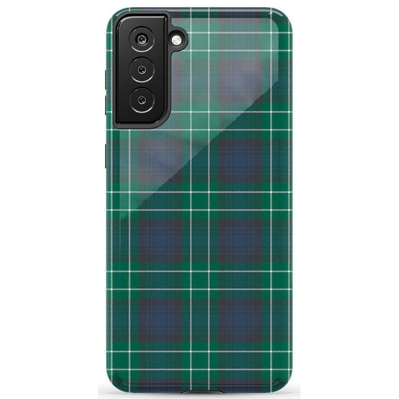 Dark Plaid | Kitty and Vibe Holiday Case Phone Case Casetry Essential Galaxy S21 Plus