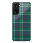 Dark Plaid | Kitty and Vibe Holiday Case Phone Case Casetry Essential Galaxy S21