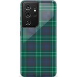 Dark Plaid | Kitty and Vibe Holiday Case Phone Case Casetry Essential Galaxy S21 Ultra