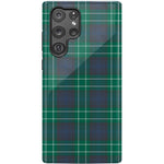 Dark Plaid | Kitty and Vibe Holiday Case Phone Case Casetry Essential Galaxy S22 Ultra