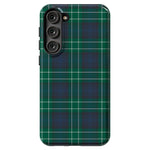 Dark Plaid | Kitty and Vibe Holiday Case Phone Case Casetry Essential Galaxy S23 Plus