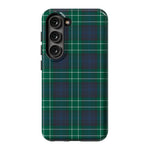 Dark Plaid | Kitty and Vibe Holiday Case Phone Case Casetry Essential Galaxy S23