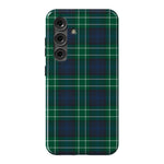 Dark Plaid | Kitty and Vibe Holiday Case Phone Case Casetry Essential Galaxy S24