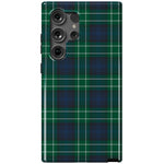 Dark Plaid | Kitty and Vibe Holiday Case Phone Case Casetry Essential Galaxy S24 Ultra