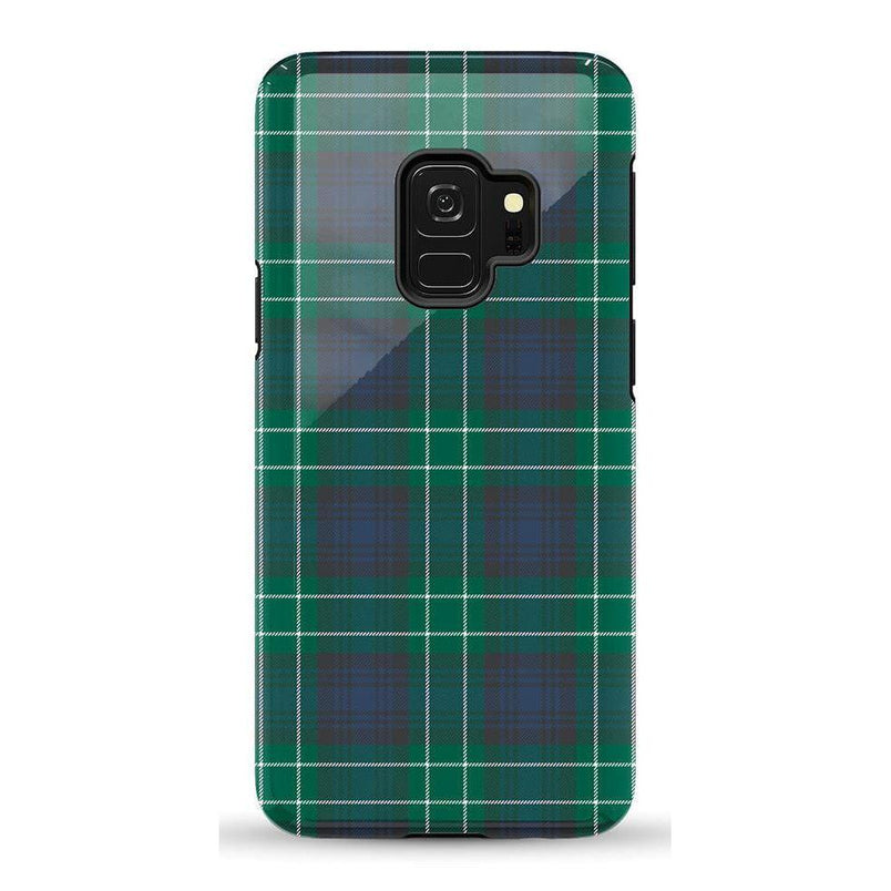 Dark Plaid | Kitty and Vibe Holiday Case Phone Case Casetry Essential Galaxy S9