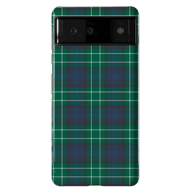 Dark Plaid | Kitty and Vibe Holiday Case Phone Case Casetry Essential Google Pixel 6