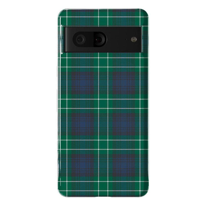 Dark Plaid | Kitty and Vibe Holiday Case Phone Case Casetry Essential Google Pixel 7