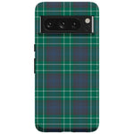 Dark Plaid | Kitty and Vibe Holiday Case Phone Case Casetry Essential Google Pixel 8 Pro