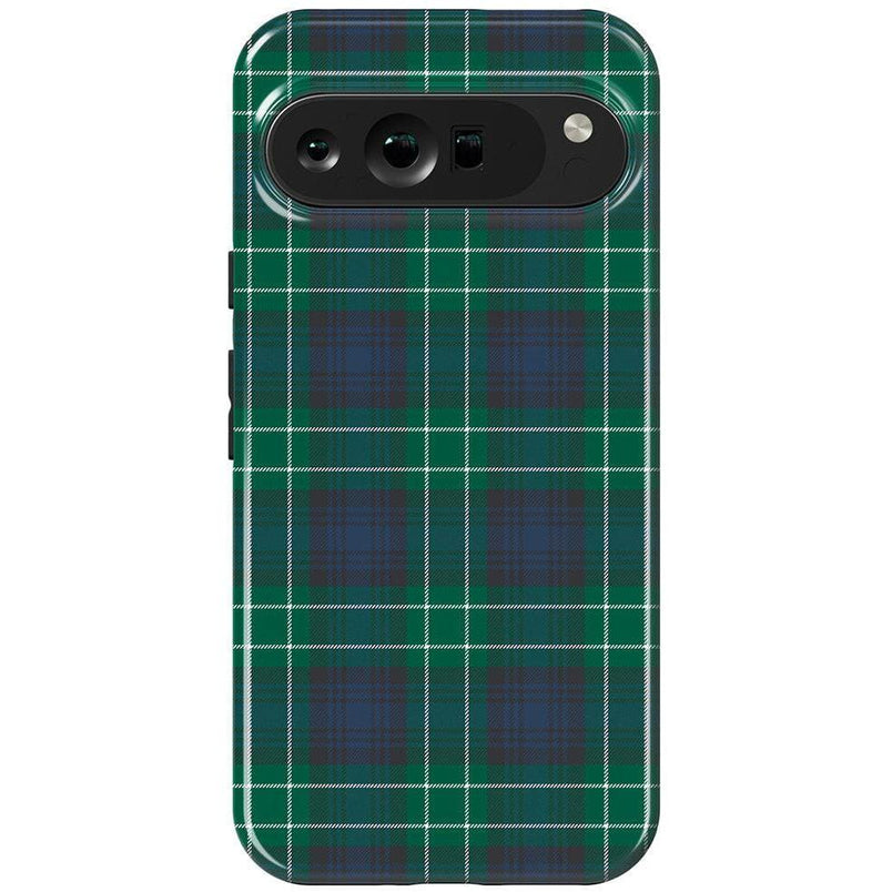 Dark Plaid | Kitty and Vibe Holiday Case Phone Case Casetry Essential Google Pixel 9 Pro XL