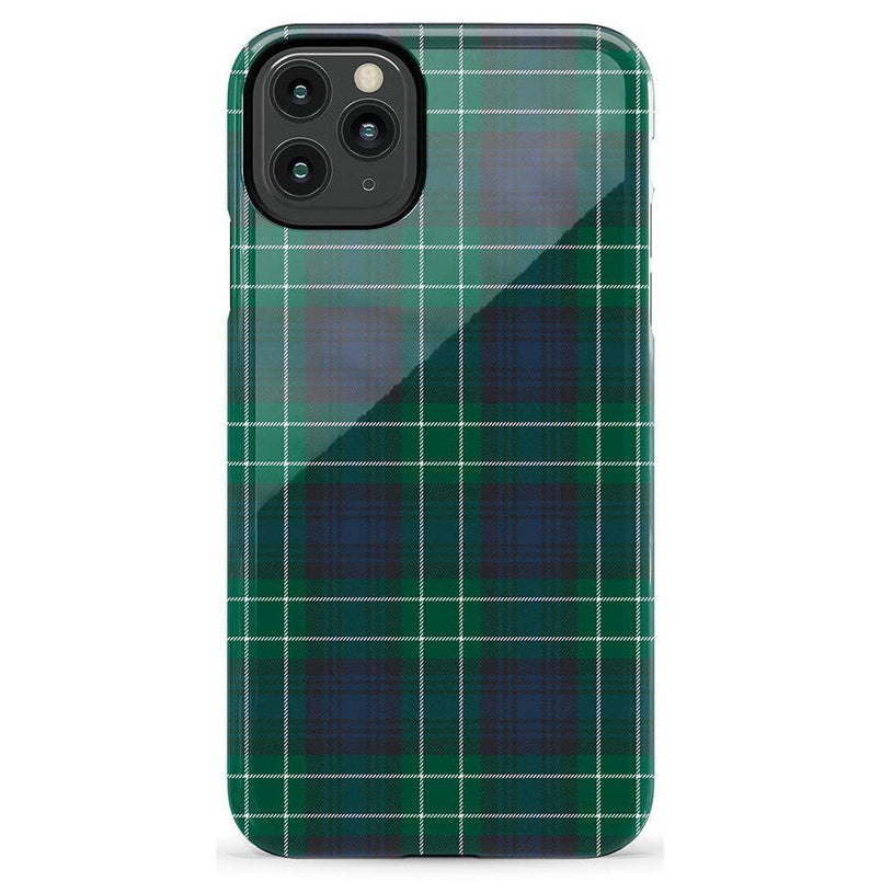 Dark Plaid | Kitty and Vibe Holiday Case Phone Case Casetry Essential iPhone 11 Pro Max
