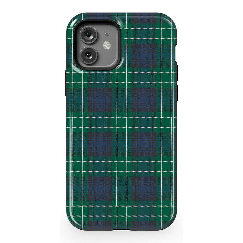 Dark Plaid | Kitty and Vibe Holiday Case Phone Case Casetry Essential + MagSafe® iPhone 12 Pro