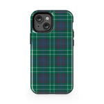 Dark Plaid | Kitty and Vibe Holiday Case Phone Case Casetry Essential + MagSafe® iPhone 13 Mini