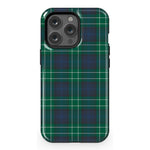Dark Plaid | Kitty and Vibe Holiday Case Phone Case Casetry Essential + MagSafe® iPhone 13 Pro