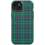 Dark Plaid | Kitty and Vibe Holiday Case Phone Case Casetry Essential + MagSafe® iPhone 15 Plus