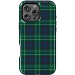 Dark Plaid | Kitty and Vibe Holiday Case Phone Case Casetry Essential + MagSafe® iPhone 16 Pro Max