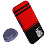 Storm Warning | Black & Red Stripes Case