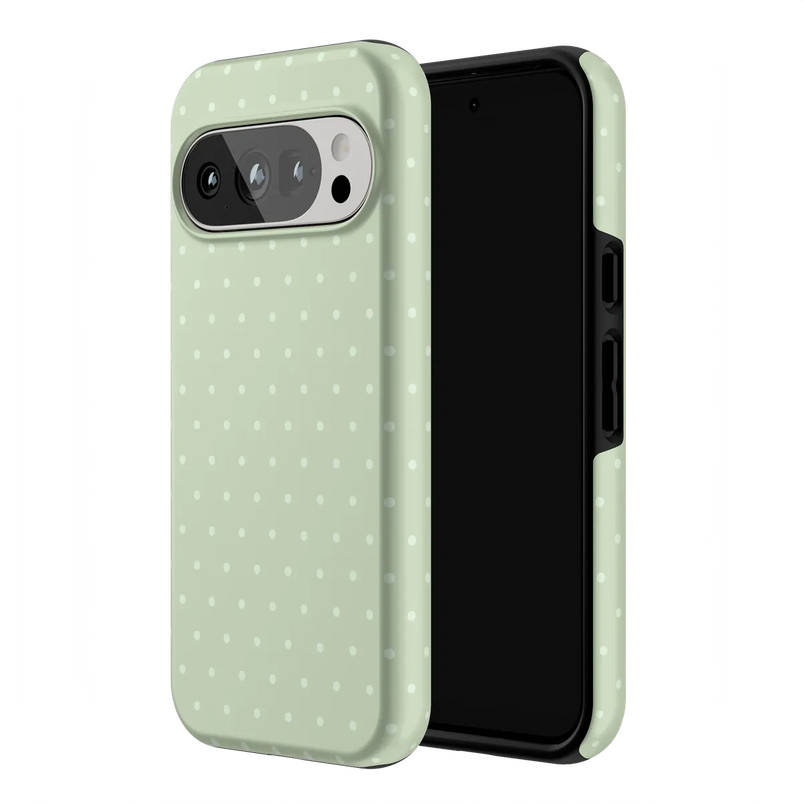 On the Dot | Green Polka Dot Case