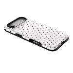 On the Dot | White Polka Dot Case