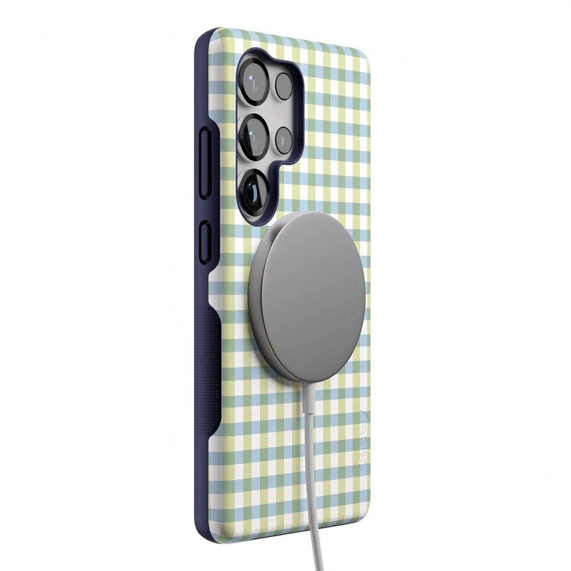 Pastel Picnic | Blue & Green Gingham Case