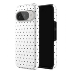 On the Dot | White Polka Dot Case