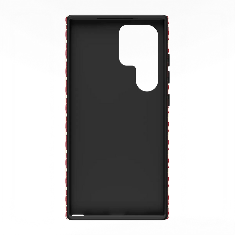 Scarlet Stitch | Red Houndstooth Case