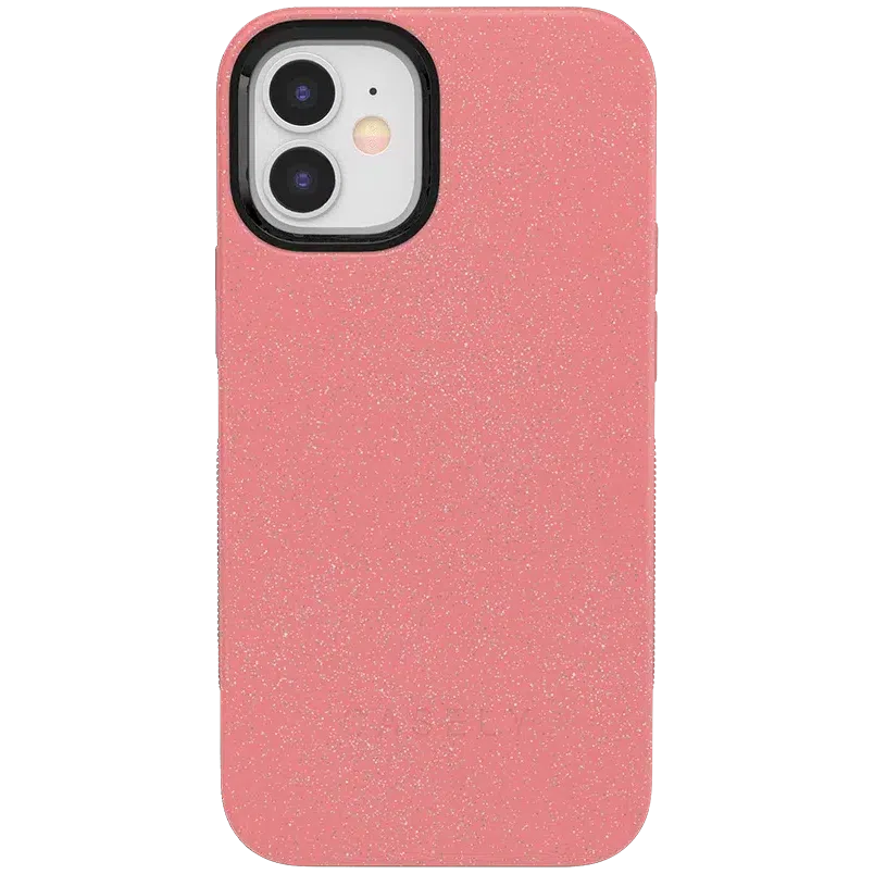 Starfish Wishes | Coral Pink Shimmer Case iPhone Case get.casely Bold + MagSafe® iPhone 12 