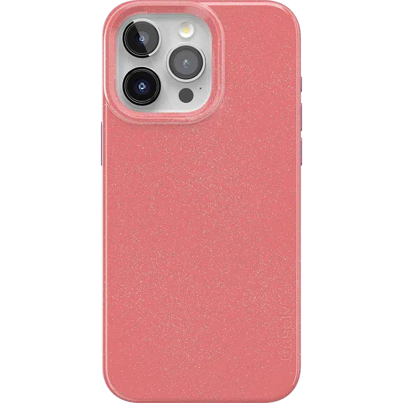 Starfish Wishes | Coral Pink Shimmer Case iPhone Case get.casely Classic + MagSafe® iPhone 15 Pro Max 
