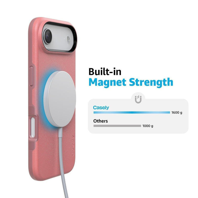 Starfish Wishes | Coral Pink Shimmer Case iPhone Case get.casely 