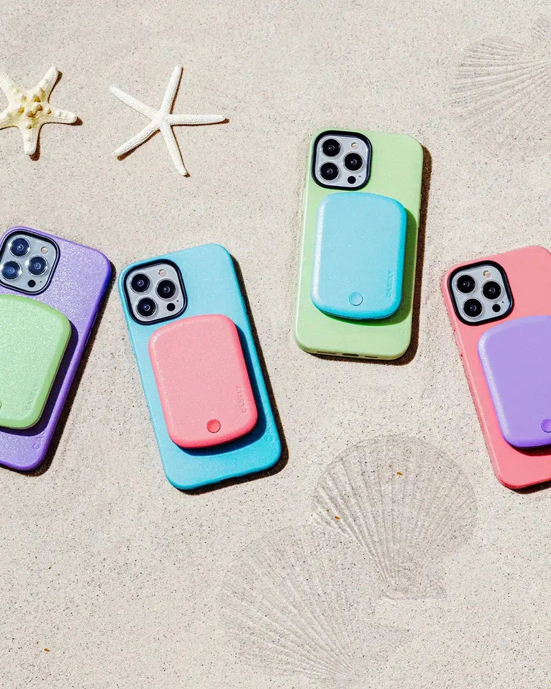 Starfish Wishes | Coral Pink Shimmer Case iPhone Case get.casely