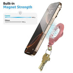 Starfish Wishes | Coral Pink Shimmer MagRing+ with Keychain MagRing+ get.casely 