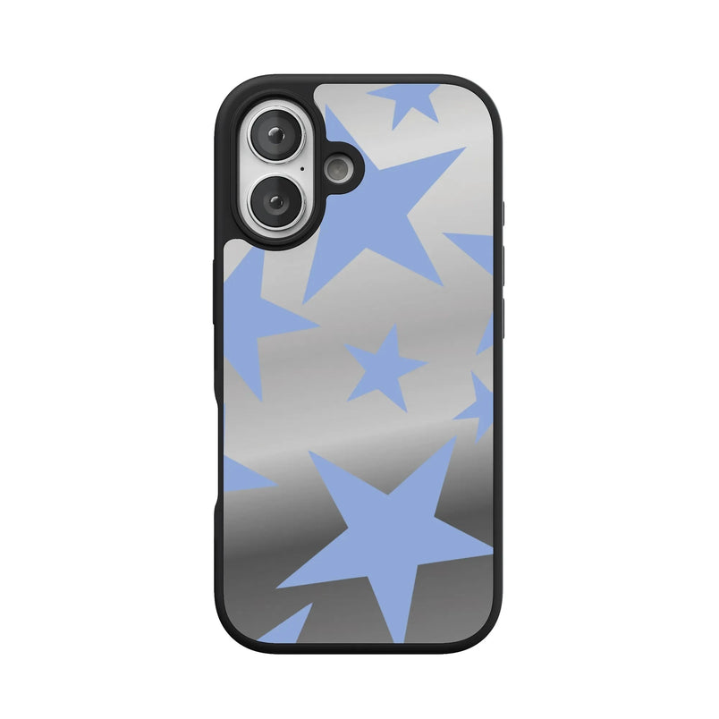 Stars Align | Blue & White Stars Case iPhone Case get.casely Align Reflect + MagSafe® iPhone 17 