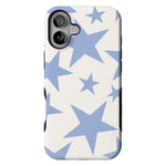 Stars Align | Blue & White Stars Case iPhone Case get.casely Bold + MagSafe® iPhone 16 Plus