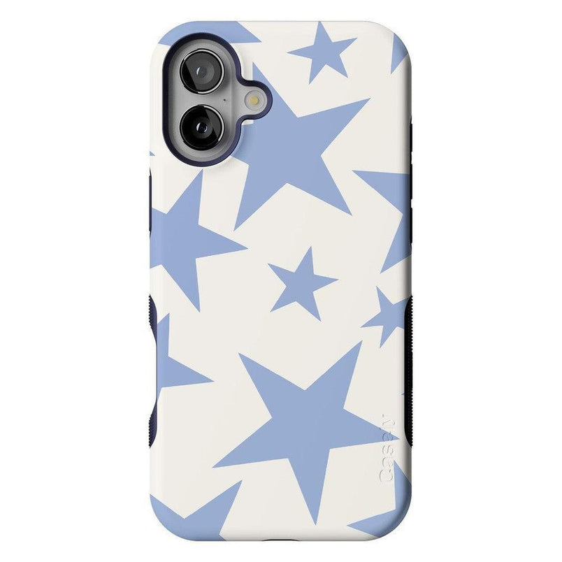 Stars Align | Blue & White Stars Case iPhone Case get.casely Bold + MagSafe® iPhone 16 Plus