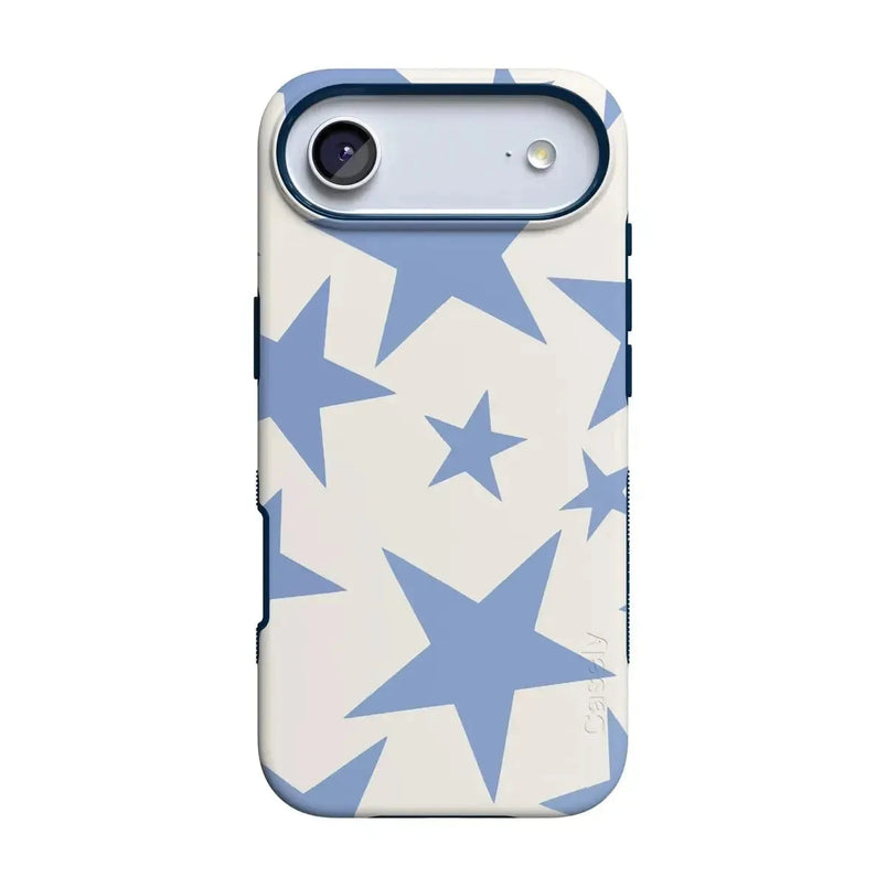 Stars Align | Blue & White Stars Case iPhone Case get.casely Bold Flex + MagSafe® iPhone 17 Air 