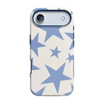 Stars Align | Blue & White Stars Case iPhone Case get.casely Bold Flex + MagSafe® iPhone 17 Air 