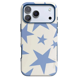 Stars Align | Blue & White Stars Case iPhone Case get.casely Bold Flex + MagSafe® iPhone 18 Pro Max 