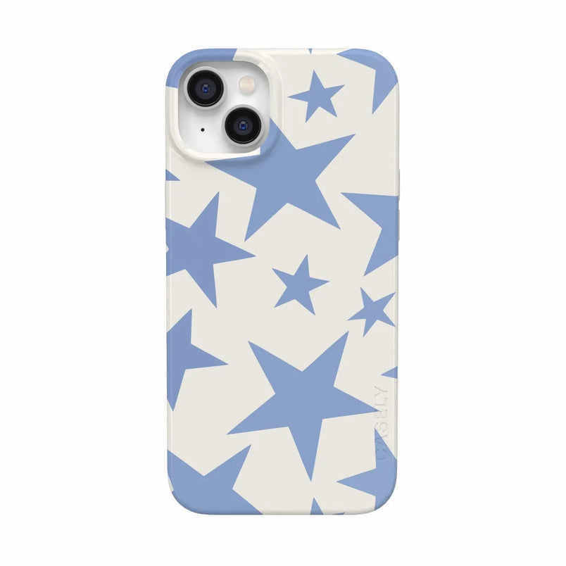 Stars Align | Blue & White Stars Case iPhone Case get.casely Classic + MagSafe® iPhone 14 Plus 