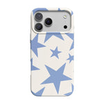 Stars Align | Blue & White Stars Case iPhone Case get.casely Classic + MagSafe® iPhone 17 Pro Max 