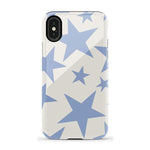 Stars Align | Blue & White Stars Case iPhone Case get.casely Essential iPhone X / XS 
