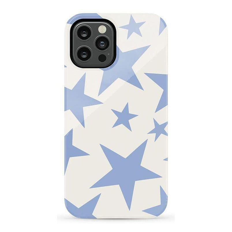 Stars Align | Blue & White Stars Case iPhone Case get.casely Essential iPhone 12 Pro