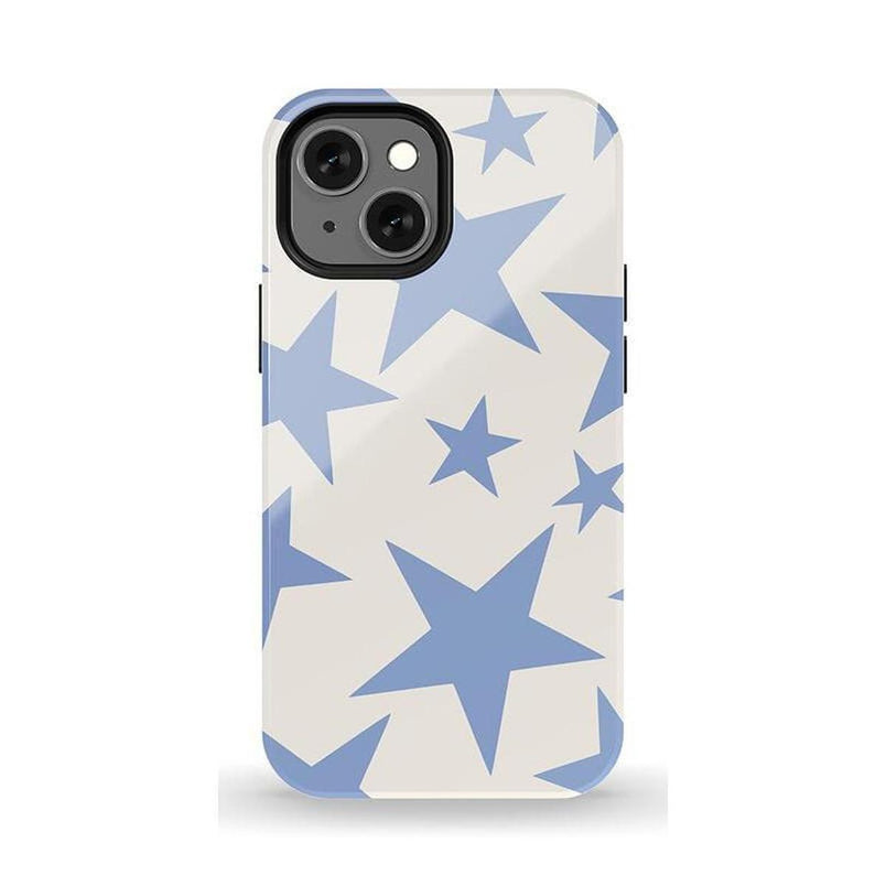 Stars Align | Blue & White Stars Case iPhone Case get.casely Essential + MagSafe® iPhone 13 Mini