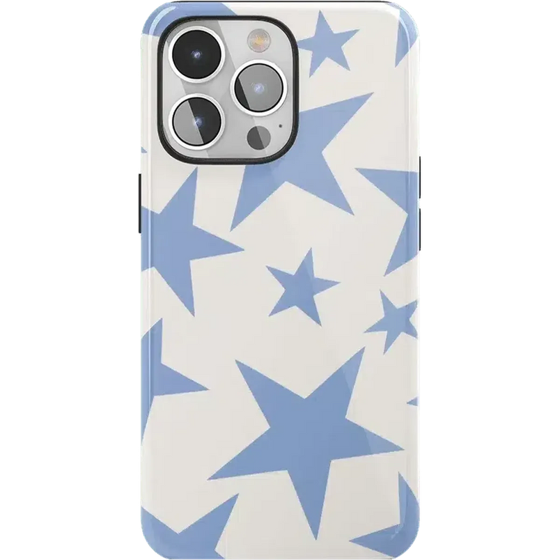 Stars Align | Blue & White Stars Case iPhone Case get.casely Essential + MagSafe® iPhone 15 Pro Max