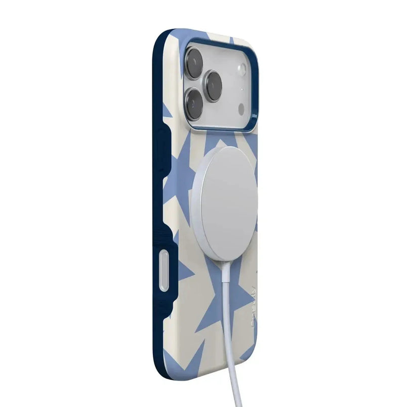 Stars Align | Blue & White Stars Case iPhone Case get.casely 