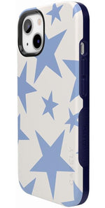 Stars Align | Blue & White Stars Case iPhone Case get.casely Bold + MagSafe® iPhone 13